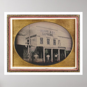 Adams & Co. Express building (40129) Poster