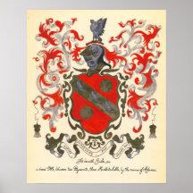 Adams Coat of Arms (16" x 20")