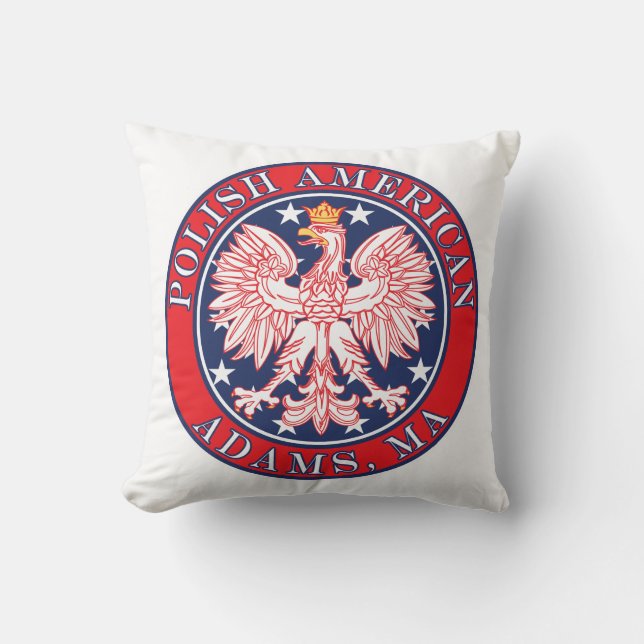 Adams Massachusetts Polish Cushion (Front)