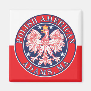 Adams Massachusetts Polish Magnet