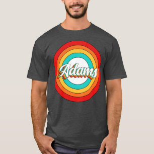 Adams Name Shirt Vintage Adams Circle