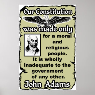 Adams: Our Constitution Poster