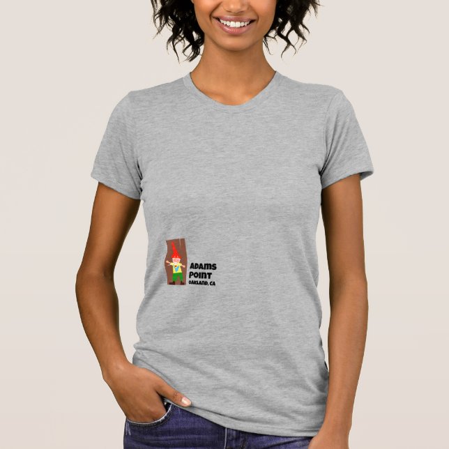 Adams Point Gnome Womens T-Shirt (Front)
