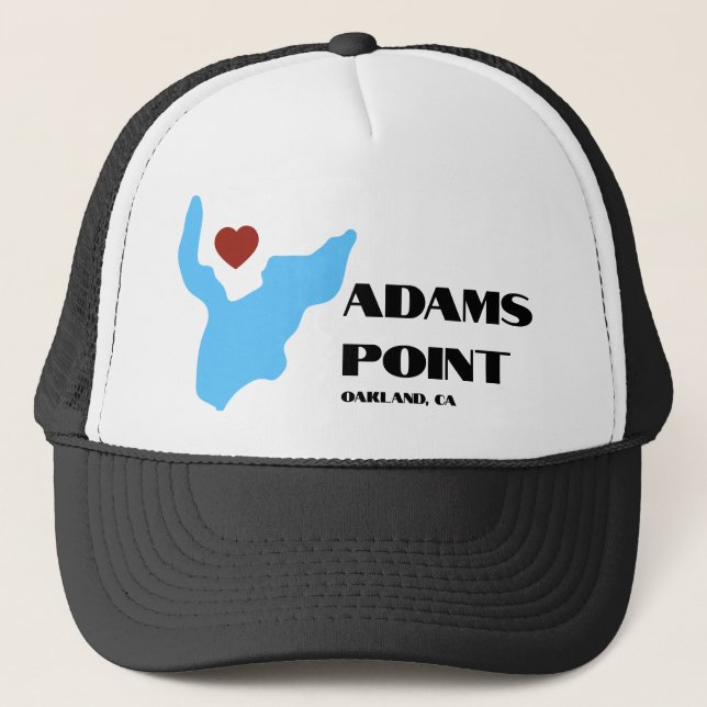 Adams Point / Lake Merritt Trucker Hat (Front)