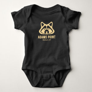 Adams Point Racoon Baby T-Shirt Bodysuit