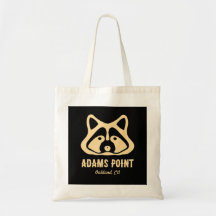 Adams Point Racoon Tote Bag