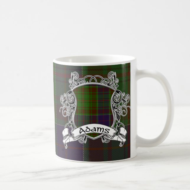 Adams Tartan Shield Coffee Mug (Right)