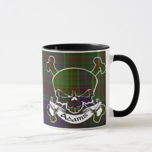 Adams Tartan Skull Mug