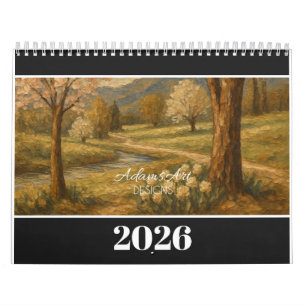 AdamsArt 2026 Autumn Countryside Calendar