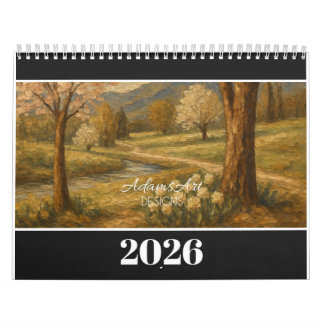 AdamsArt 2026 Autumn Countryside  Calendar