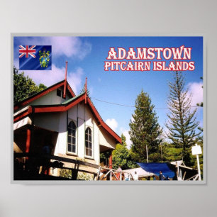 Adamstown - Pitcairn Islands - Poster