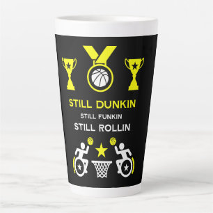 Adaptive Disabled Basketball Latte Mug