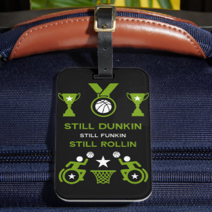 Adaptive Disabled Basketball Luggage Tag