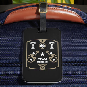 Adaptive Disabled Basketball Luggage Tag