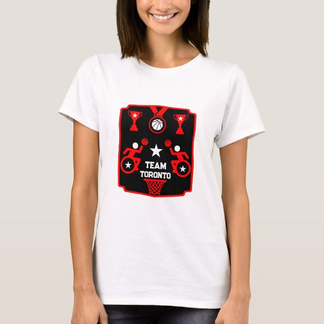 Adaptive Disabled Basketball T-Shirt (Front)