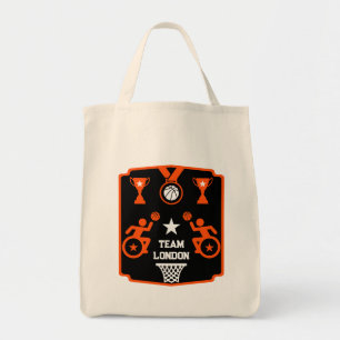 Adaptive Disabled Basketball Tote Bag