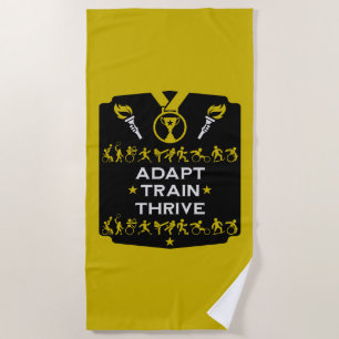 Adaptive Disabled Sports Gift Beach Towel