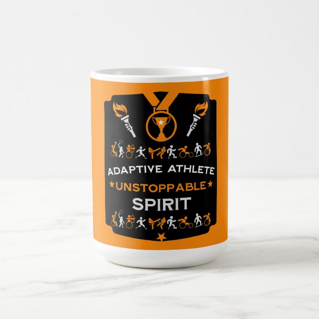 Adaptive Disabled Sports Gift Coffee Mug (Center)