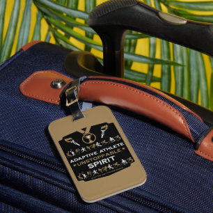 Adaptive Disabled Sports Gift Luggage Tag