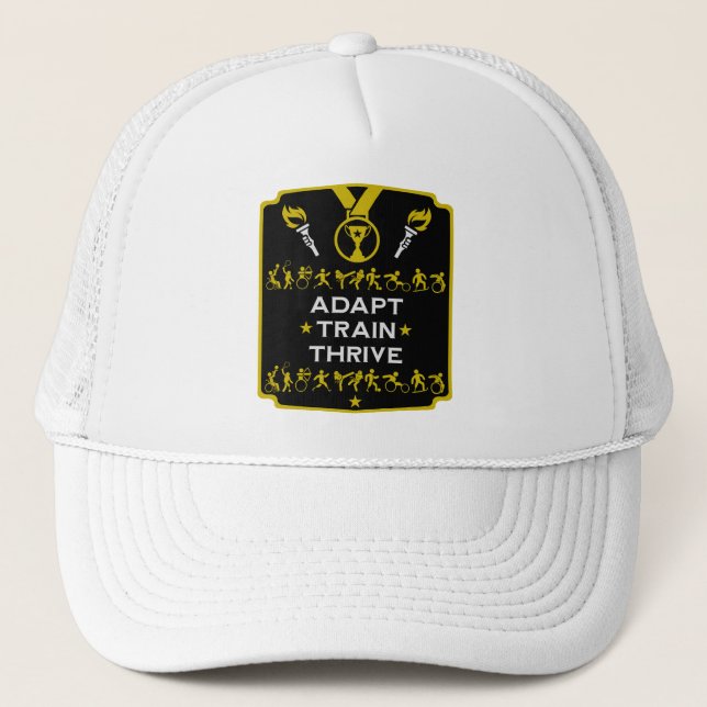 Adaptive Disabled Sports Gift Trucker Hat (Front)