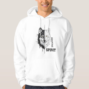 Adaptive Spirit Wolf Men's Hoodie