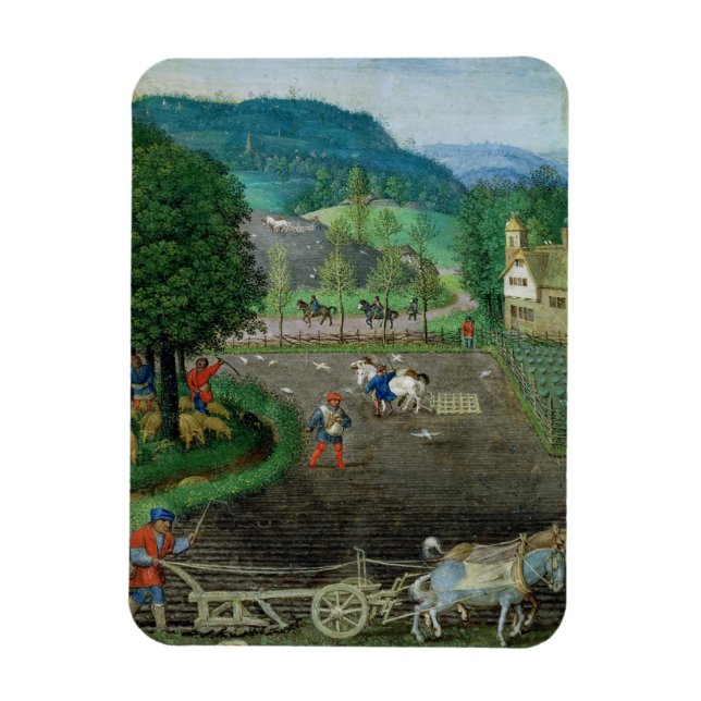 Add 18855 October: ploughing and sowing, from a Bo Magnet (Vertical)