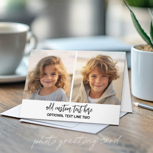 Add 2 Photos - Simple Collage Card