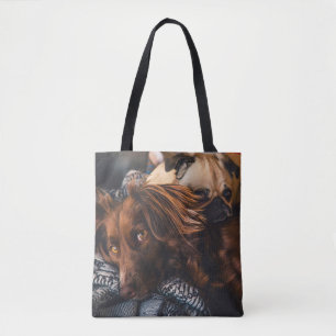 Add 2 Sided Pet Photo Tote Bag