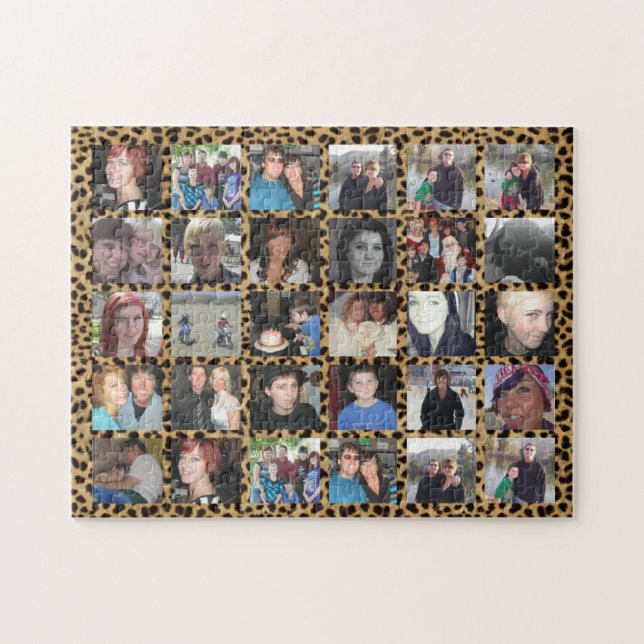 Add 30 Pictures Photo Collage Jigsaw Puzzle (Horizontal)