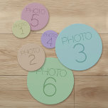 Add 6 Photos and Create Your Own Confetti<br><div class="desc">Square photos work best on this template.</div>