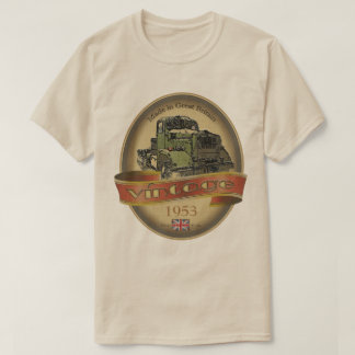 Add A Date Vintage Truck Label Value TShirt