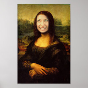 Add a Face Mona Lisa Poster