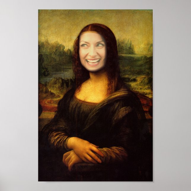 Add a Face Mona Lisa Poster (Front)