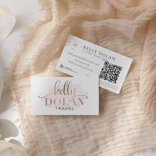 Add A Logo QR Code Elegant Professional Business Card