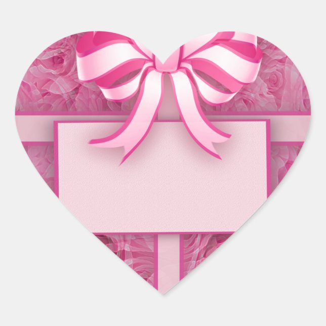 Add a message. heart sticker (Front)