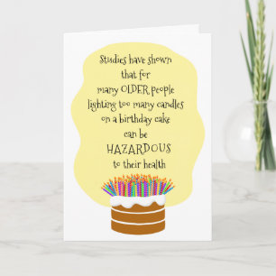 Add a Name Fun Cake Candles 40th Birthday Greeting Card