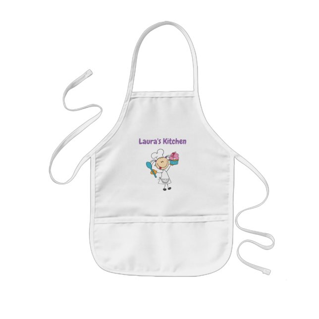 Add a Name Personalised Kids Apron (Front)