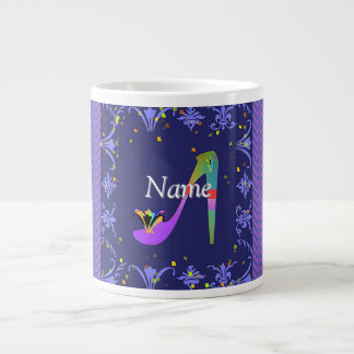 Add A Name To Fashion High Heels  Large Coffee Mug