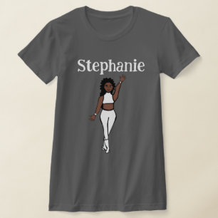 Add A Name White Dancer T-Shirt