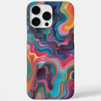 Add a Splash of Colour: Abstract the Bold & Creati iPhone 16 Pro Max Case