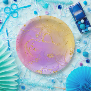 Add a Splash of Colour with Round Paper Plates