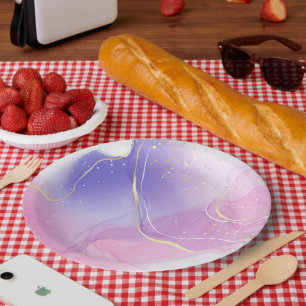 Add a Splash of Colour with Round Paper Plates