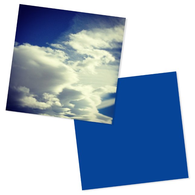 Add A Square Photo Business Card (Add A Square Photo Square Business Card)