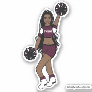 Add a Team Cheer Berry /White/ Black