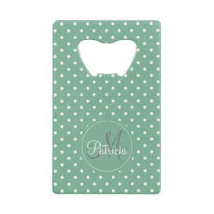 Add A Touch Of Warm Mint Green & White Dots Colour
