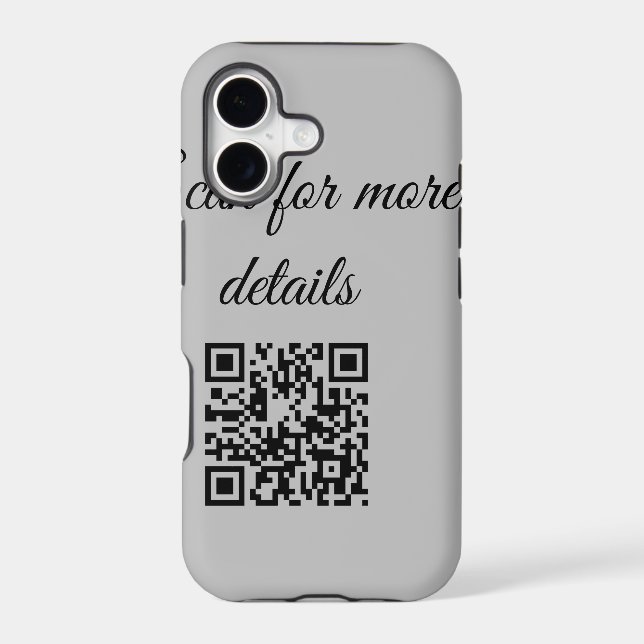 add and scan q r code here add text name here (Back)