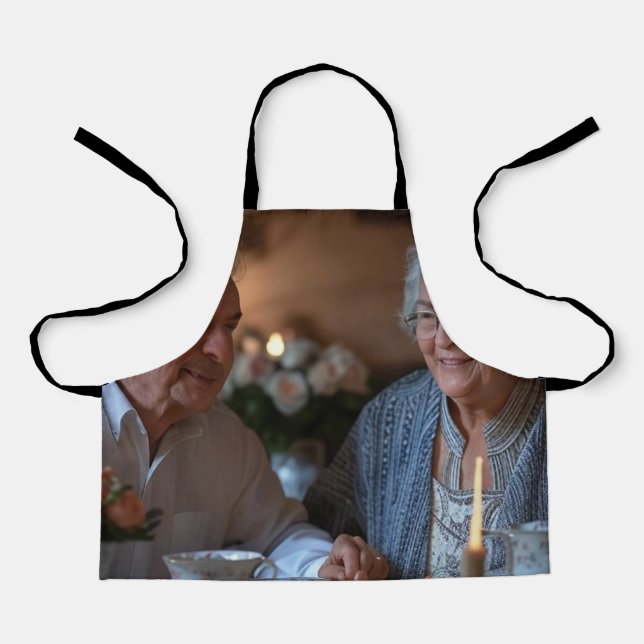 Add Anniversary Photo Customise Apron (Front)
