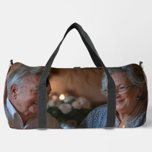 Add Anniversary Photo Customise Duffle Bag