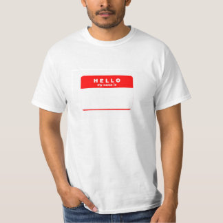 Add Any Name T-Shirt