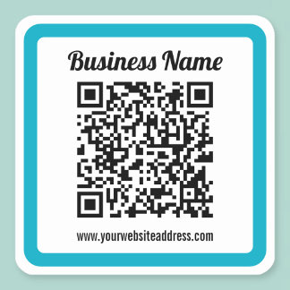 Add Any Website’s URL & Instantly Create a QR code Square Sticker